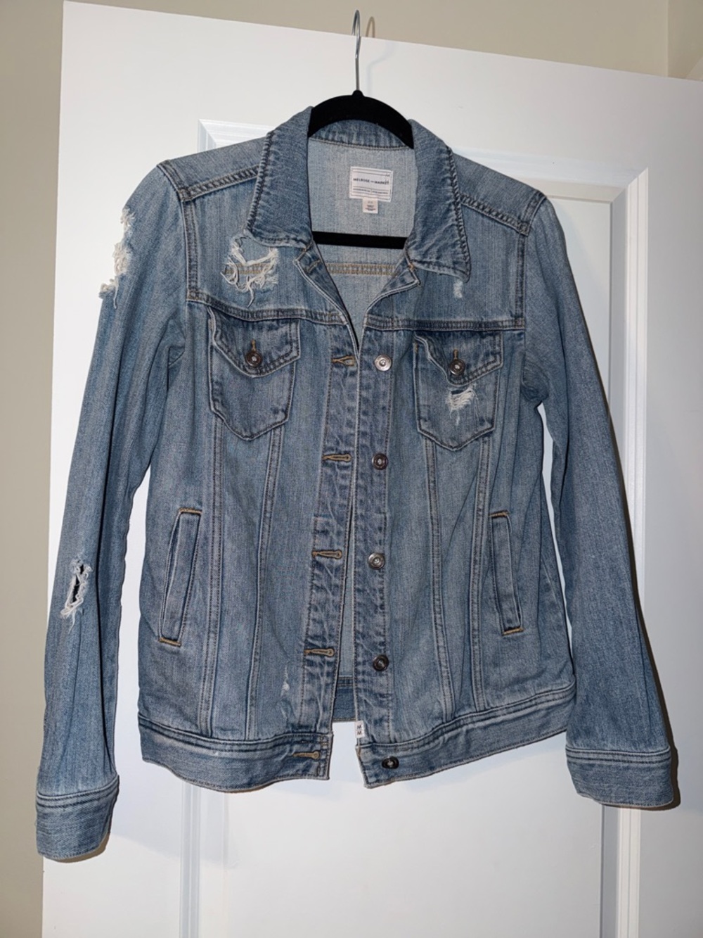 Distressed Denim Jacket